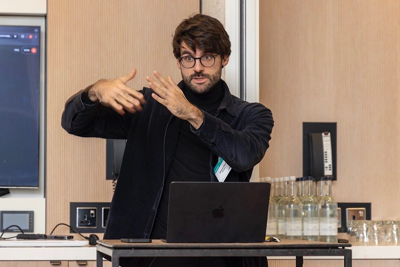 Stefano Piano delivering an executive session